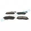 Jeu de 4 plaquettes de frein avant RAP BRAKES R-P0767 - Visuel 2