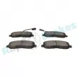 Jeu de 4 plaquettes de frein avant RAP BRAKES R-P0767 - Visuel 3