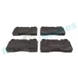 Jeu de 4 plaquettes de frein avant RAP BRAKES R-P0769 - Visuel 1