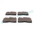 Jeu de 4 plaquettes de frein avant RAP BRAKES R-P0769 - Visuel 3