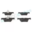Jeu de 4 plaquettes de frein avant RAP BRAKES R-P0774 - Visuel 1