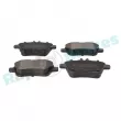 Jeu de 4 plaquettes de frein avant RAP BRAKES R-P0775 - Visuel 2