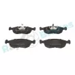 Jeu de 4 plaquettes de frein avant RAP BRAKES R-P0776 - Visuel 1