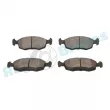 Jeu de 4 plaquettes de frein avant RAP BRAKES R-P0776 - Visuel 3