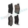 Jeu de 4 plaquettes de frein arrière RAP BRAKES R-P0777 - Visuel 2