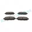 Jeu de 4 plaquettes de frein avant RAP BRAKES R-P0780 - Visuel 3