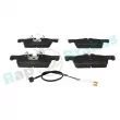 Jeu de 4 plaquettes de frein avant RAP BRAKES R-P0781 - Visuel 1