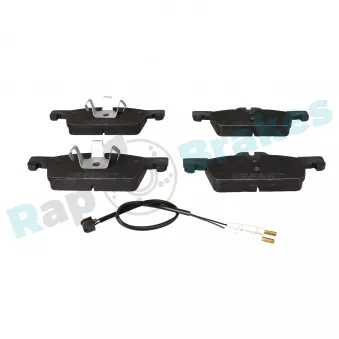 Jeu de 4 plaquettes de frein avant RAP BRAKES R-P0781