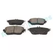 Jeu de 4 plaquettes de frein avant RAP BRAKES R-P0782 - Visuel 2