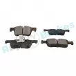 Jeu de 4 plaquettes de frein avant RAP BRAKES R-P0784 - Visuel 2