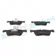 Jeu de 4 plaquettes de frein avant RAP BRAKES R-P0785 - Visuel 1