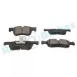 Jeu de 4 plaquettes de frein avant RAP BRAKES R-P0785 - Visuel 2
