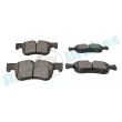 Jeu de 4 plaquettes de frein avant RAP BRAKES R-P0785 - Visuel 3