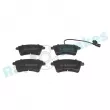 Jeu de 4 plaquettes de frein avant RAP BRAKES R-P0790 - Visuel 1