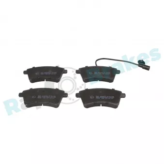 Jeu de 4 plaquettes de frein avant RAP BRAKES R-P0790