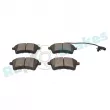 Jeu de 4 plaquettes de frein avant RAP BRAKES R-P0790 - Visuel 3