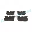 Jeu de 4 plaquettes de frein avant RAP BRAKES R-P0792 - Visuel 1