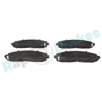Jeu de 4 plaquettes de frein avant RAP BRAKES R-P0793