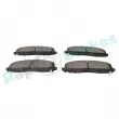 Jeu de 4 plaquettes de frein avant RAP BRAKES R-P0793 - Visuel 3