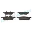 Jeu de 4 plaquettes de frein avant RAP BRAKES R-P0794 - Visuel 1