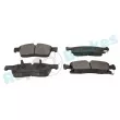 Jeu de 4 plaquettes de frein avant RAP BRAKES R-P0794 - Visuel 2