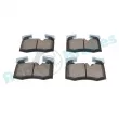 Jeu de 4 plaquettes de frein avant RAP BRAKES R-P0796 - Visuel 3
