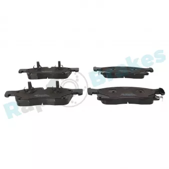 Jeu de 4 plaquettes de frein avant RAP BRAKES R-P0800