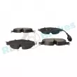 Jeu de 4 plaquettes de frein avant RAP BRAKES R-P0801 - Visuel 2