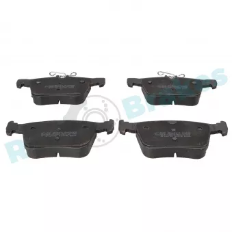 Jeu de 4 plaquettes de frein arrière RAP BRAKES R-P0802