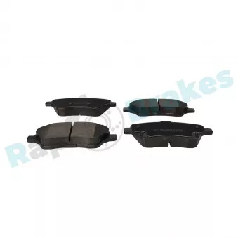 Jeu de 4 plaquettes de frein avant RAP BRAKES R-P0803