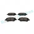 Jeu de 4 plaquettes de frein avant RAP BRAKES R-P0803 - Visuel 2