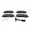 Jeu de 4 plaquettes de frein avant RAP BRAKES R-P0809 - Visuel 3
