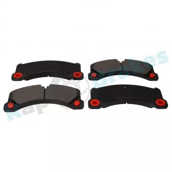 Jeu de 4 plaquettes de frein avant RAP BRAKES R-P0811