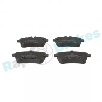 Jeu de 4 plaquettes de frein avant RAP BRAKES R-P0812