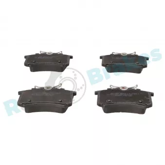 Jeu de 4 plaquettes de frein arrière RAP BRAKES R-P0814