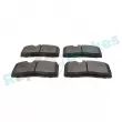 Jeu de 4 plaquettes de frein avant RAP BRAKES R-P0815 - Visuel 3