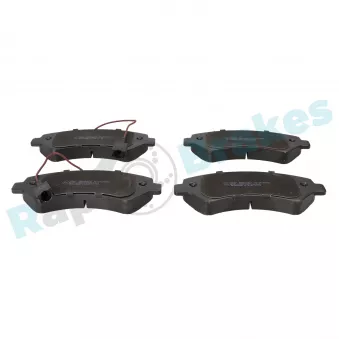Jeu de 4 plaquettes de frein avant RAP BRAKES R-P0822