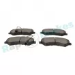 Jeu de 4 plaquettes de frein avant RAP BRAKES R-P0822 - Visuel 3
