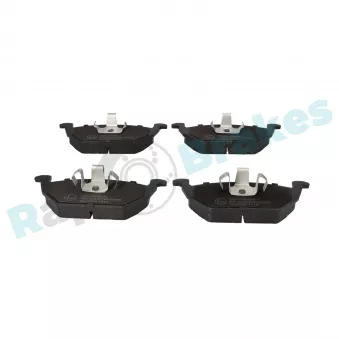 Jeu de 4 plaquettes de frein avant RAP BRAKES R-P0824