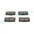 Jeu de 4 plaquettes de frein avant RAP BRAKES R-P0828 - Visuel 3