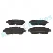 Jeu de 4 plaquettes de frein avant RAP BRAKES R-P0830 - Visuel 1