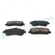 Jeu de 4 plaquettes de frein avant RAP BRAKES R-P0830 - Visuel 2