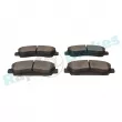 Jeu de 4 plaquettes de frein avant RAP BRAKES R-P0830 - Visuel 3