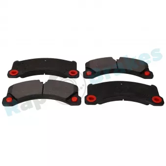 Jeu de 4 plaquettes de frein avant RAP BRAKES R-P0834