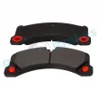 Jeu de 4 plaquettes de frein avant RAP BRAKES R-P0834 - Visuel 2