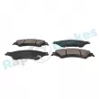 Jeu de 4 plaquettes de frein avant RAP BRAKES R-P0835 - Visuel 2