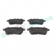 Jeu de 4 plaquettes de frein arrière RAP BRAKES R-P0842 - Visuel 1