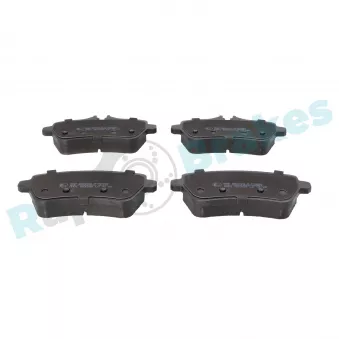 Jeu de 4 plaquettes de frein arrière RAP BRAKES R-P0842