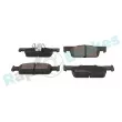 Jeu de 4 plaquettes de frein avant RAP BRAKES R-P0844 - Visuel 2