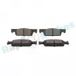 Jeu de 4 plaquettes de frein avant RAP BRAKES R-P0844 - Visuel 3